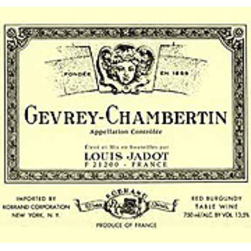 Louis Jadot Gevrey-Chambertin 2006 Front Label