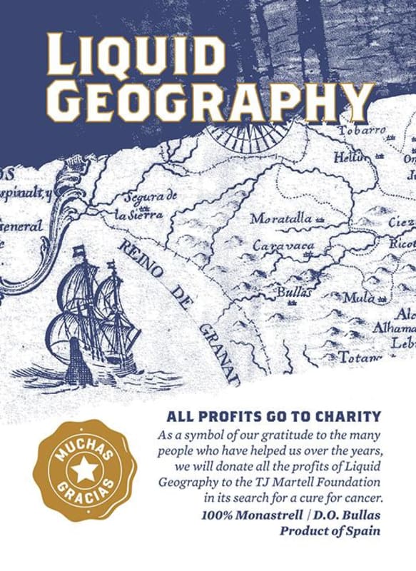 Liquid Geography Rose 2013 Front Label