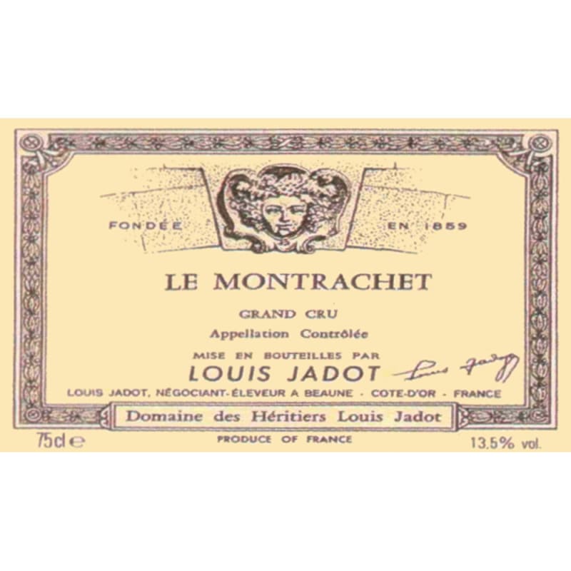 Louis Jadot Le Montrachet 2006 Front Label