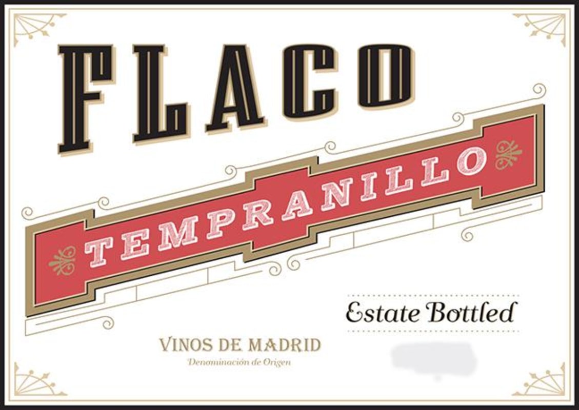 Pinyolet Flaco Tempranillo 2014 Front Label