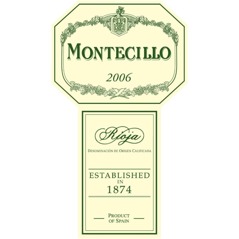Bodegas Montecillo Blanco 2006 Front Label