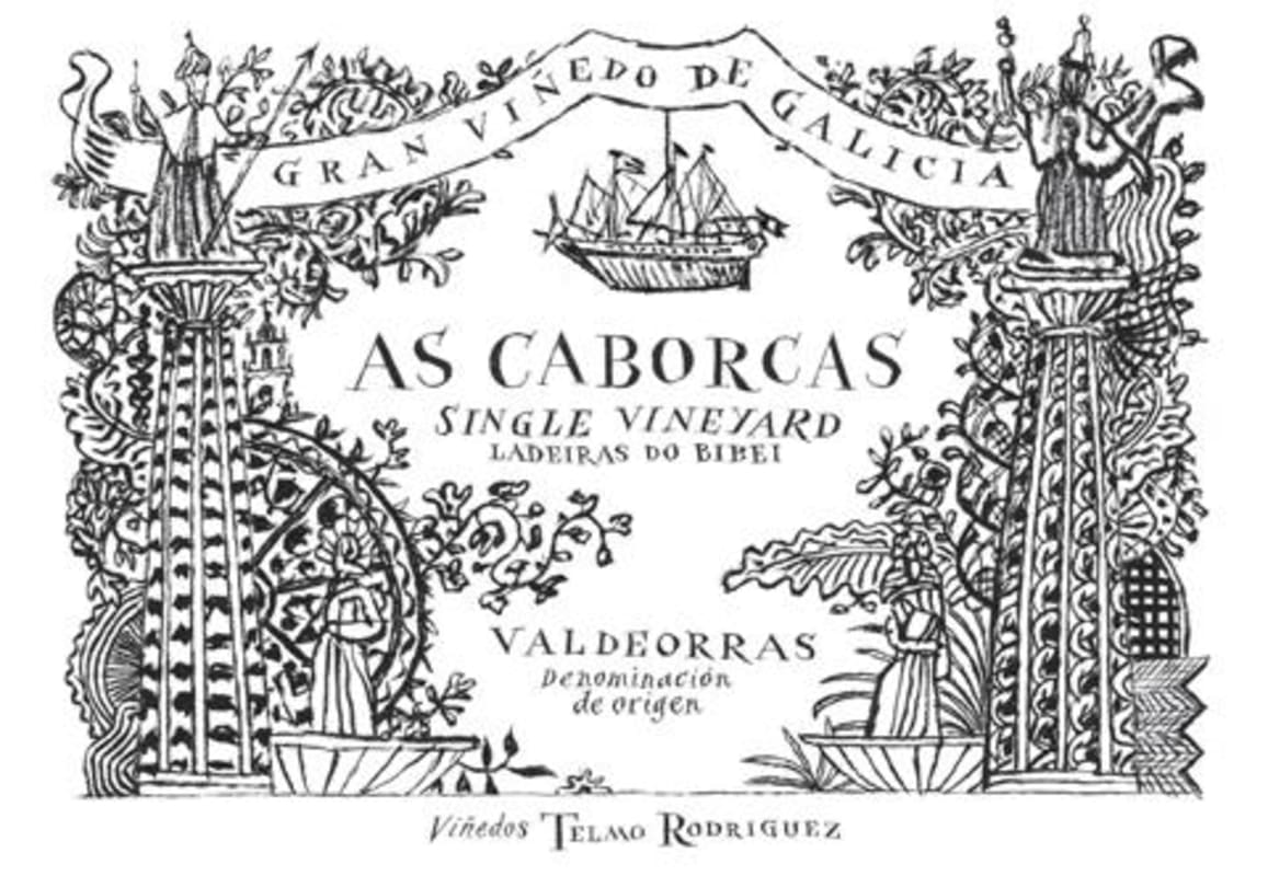 Telmo Rodriguez As Caborcas Single Vineyard Ladeiras do Bibei 2010 Front Label