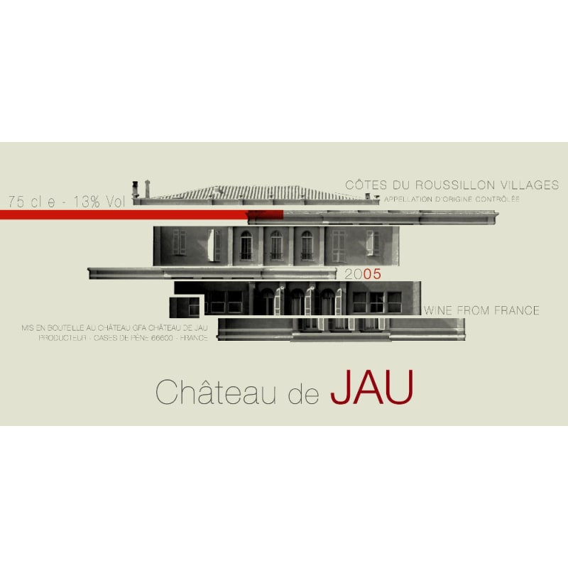 Chateau de Jau Cotes du Roussillon Villages 2005 Front Label