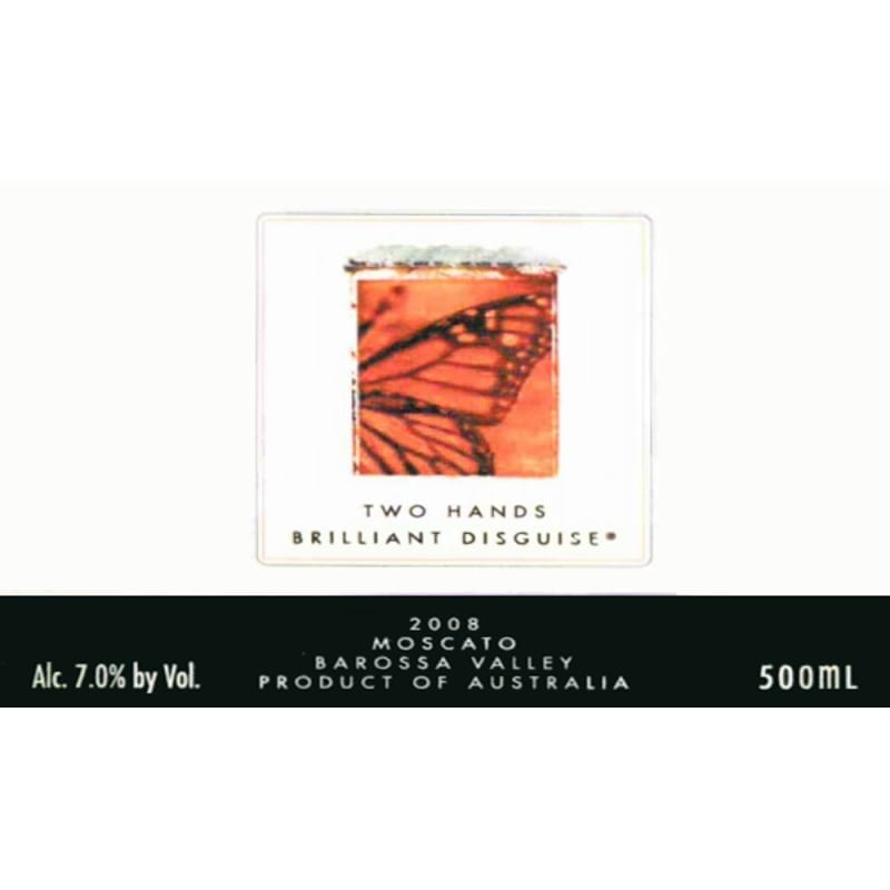 Two Hands Brilliant Disguise Moscato (500ML) 2008 Front Label