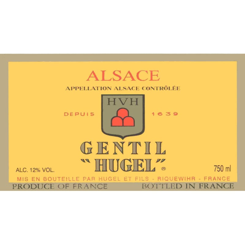 Hugel Gentil 2007 Front Label