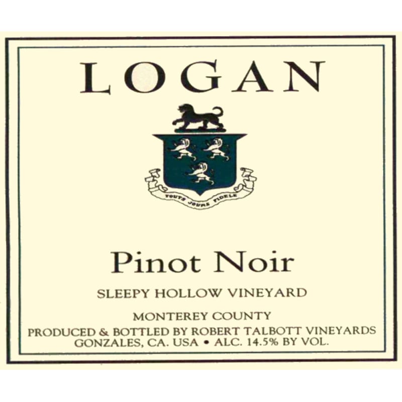 Talbott Logan Pinot Noir 2005 Front Label