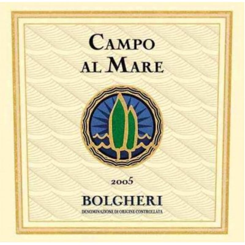 Campo Al Mare Rosso 2005 Front Label