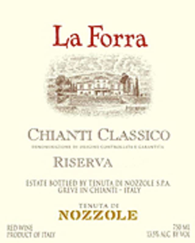 Tenuta di Nozzole La Forra Chianti Classico Riserva 2004 Front Label