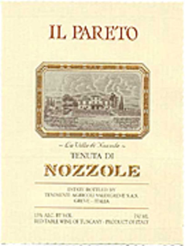 Tenuta di Nozzole Il Pareto 2004 Front Label