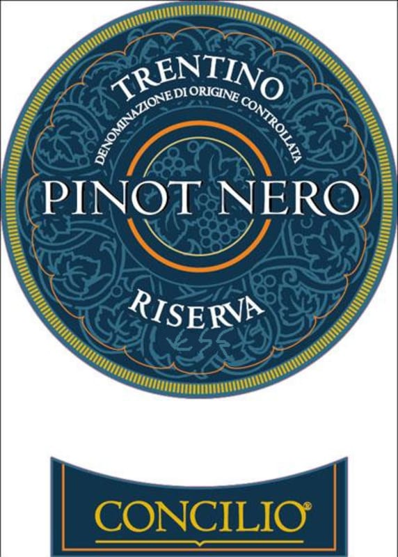 Concilio Trentino Riserva Pinot Nero 2008 Front Label