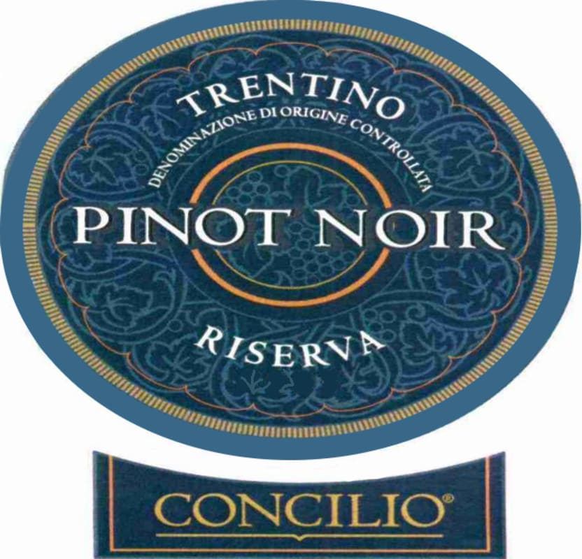 Concilio Trentino Riserva Pinot Nero 2006 Front Label