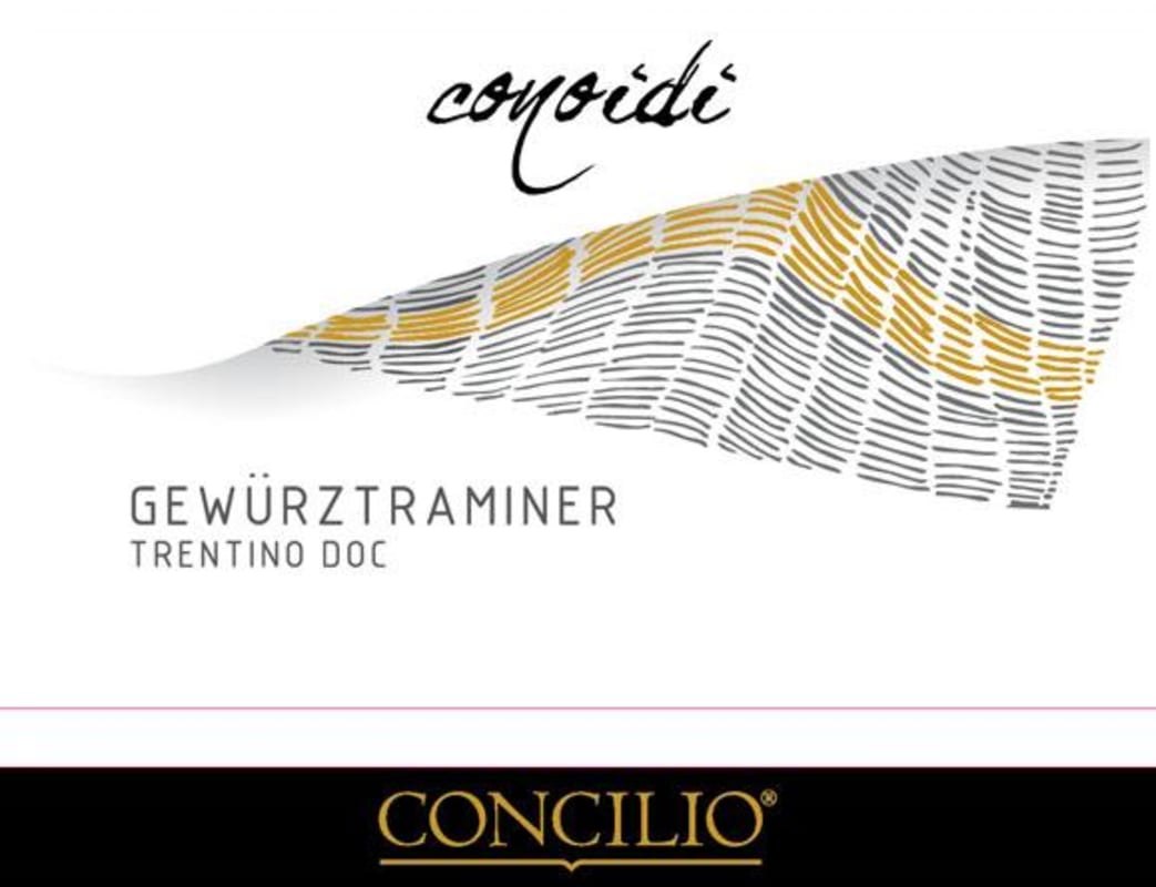Concilio Trentino Conoidi Gewurztraminer 2012 Front Label