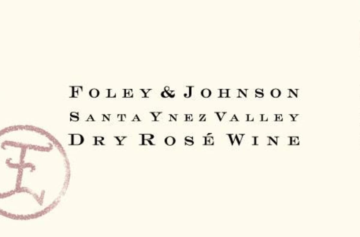 Foley Estate Winery Foley & Johnson Dry Rose 2010 Front Label