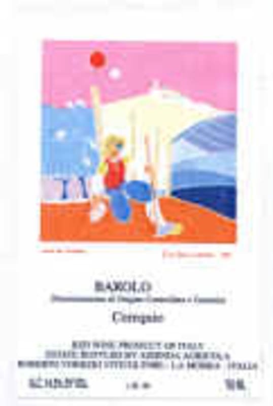 Roberto Voerzio Barolo Cerequio 2004 Front Label
