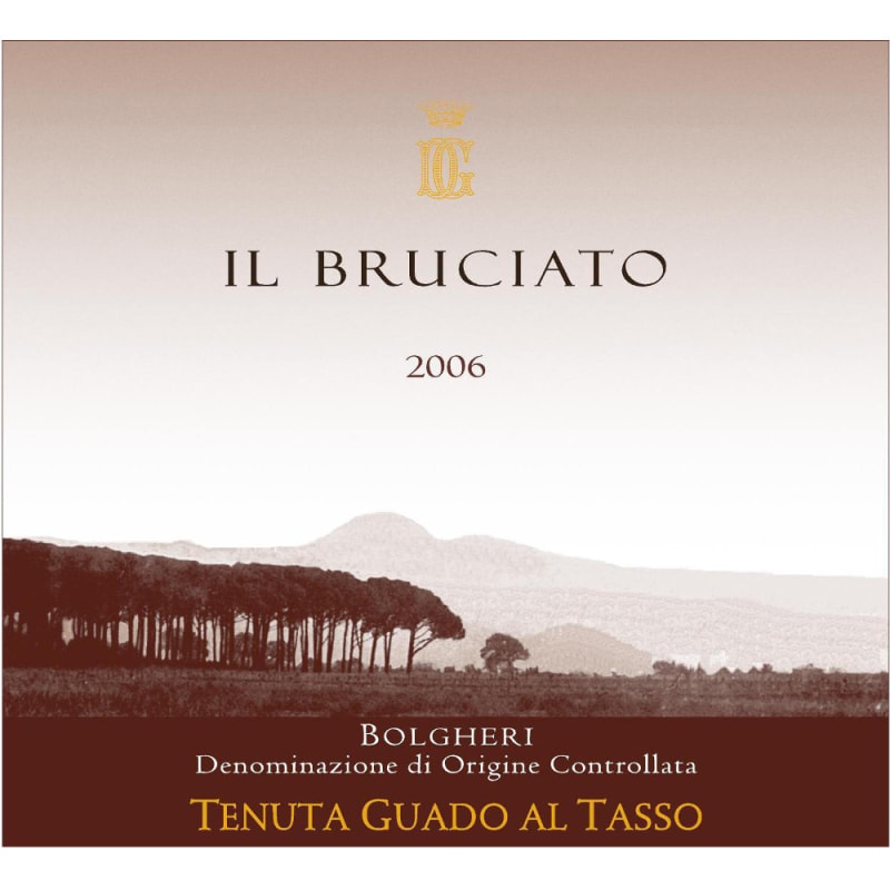 Tenuta Guado al Tasso Il Bruciato 2006 Front Label