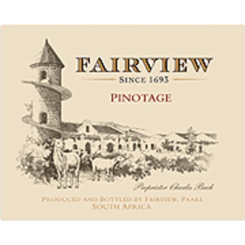 Fairview Pinotage 2007 Front Label