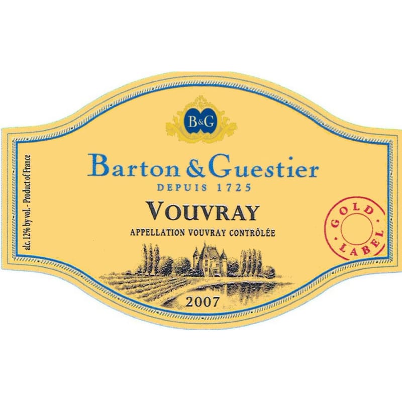 Barton & Guestier Vouvray 2007 Front Label