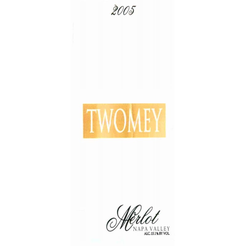 Twomey Merlot 2005 Front Label