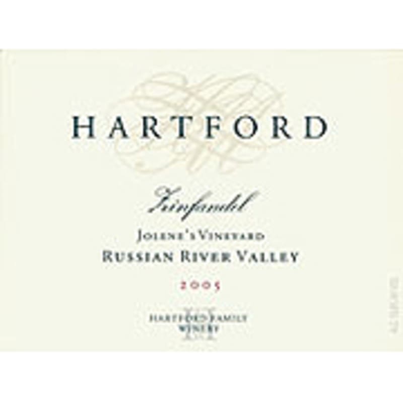 Hartford Jolene's Vineyard Zinfandel 2005 Front Label
