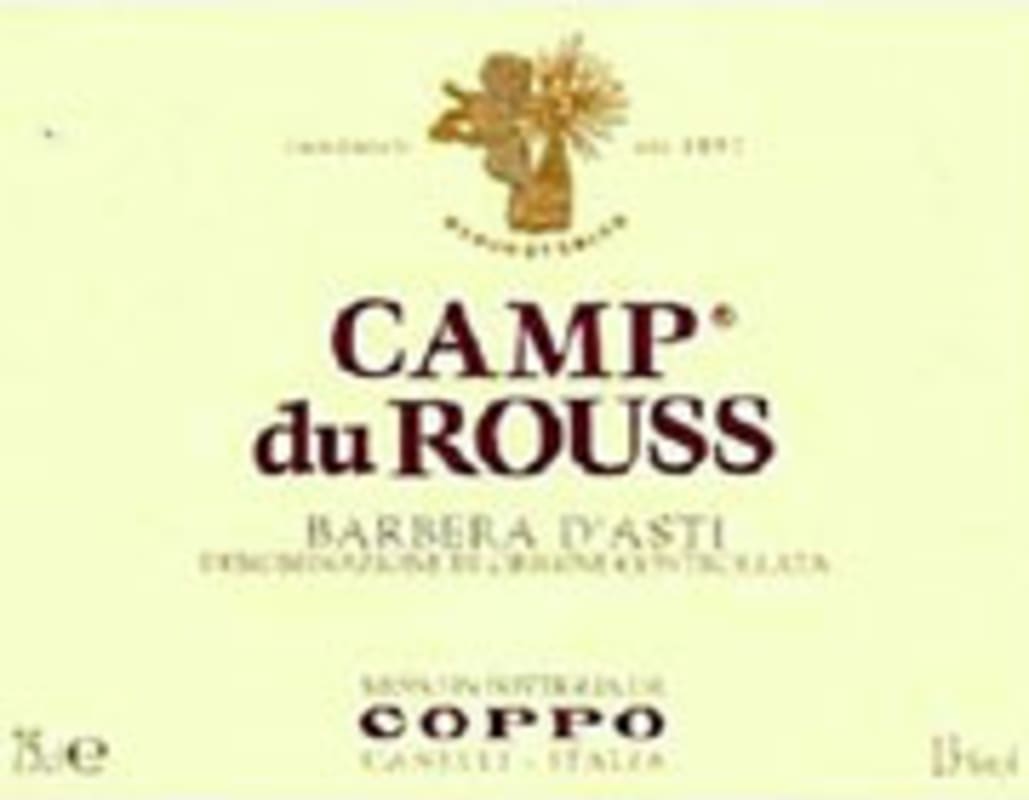 Coppo Camp du Rouss Barbera d'Asti 2004 Front Label