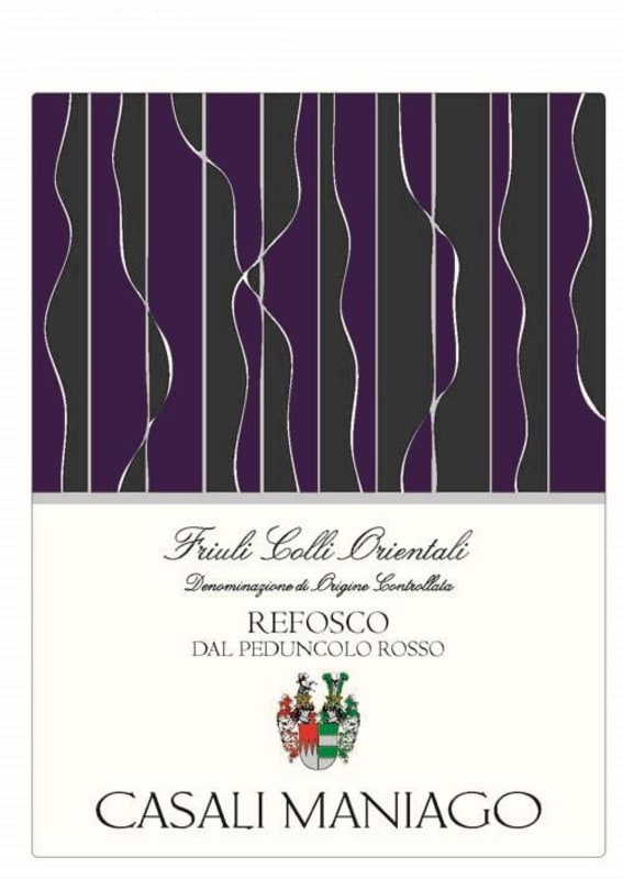 Conte D'Attimis-Maniago Casali Maniago Refosco dal Peduncolo Rosso 2012 Front Label