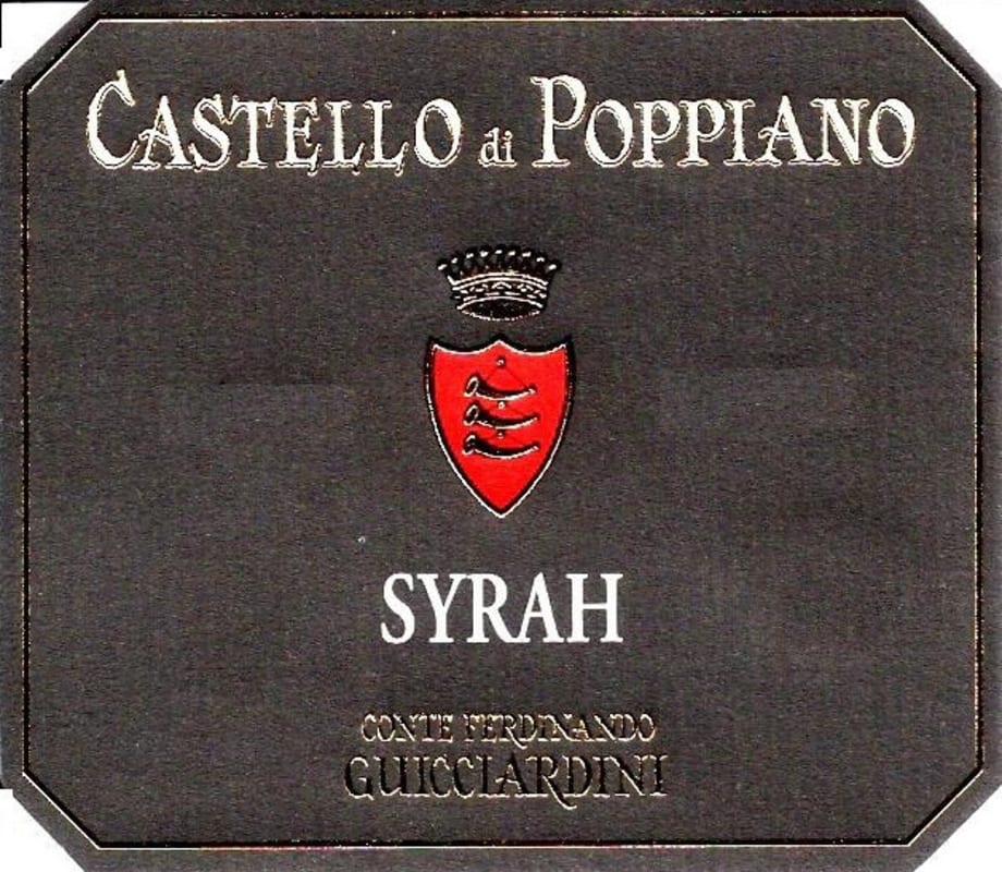 Conte Ferdinando Guicciardini Castello di Poppiano Syrah 2007 Front Label