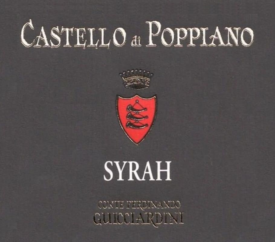 Conte Ferdinando Guicciardini Castello di Poppiano Syrah 2006 Front Label