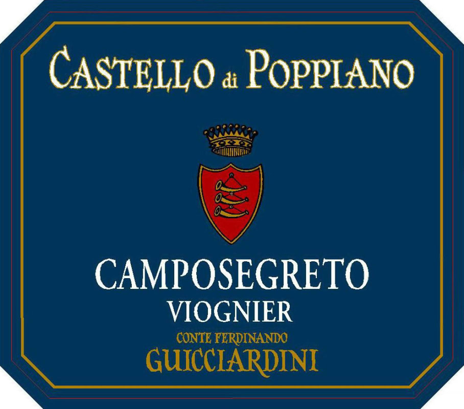 Conte Ferdinando Guicciardini Vino da Tavola Castello di Poppiano Camposegreto Viognier 2010 Front Label