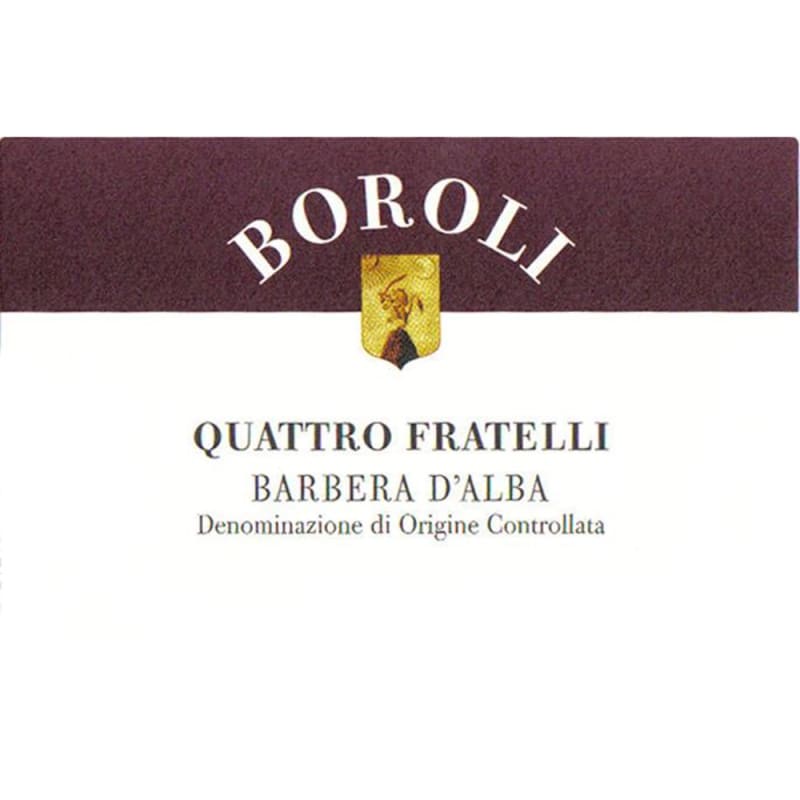 Boroli Quattro Fratelli Barbera d'Alba 2005 Front Label