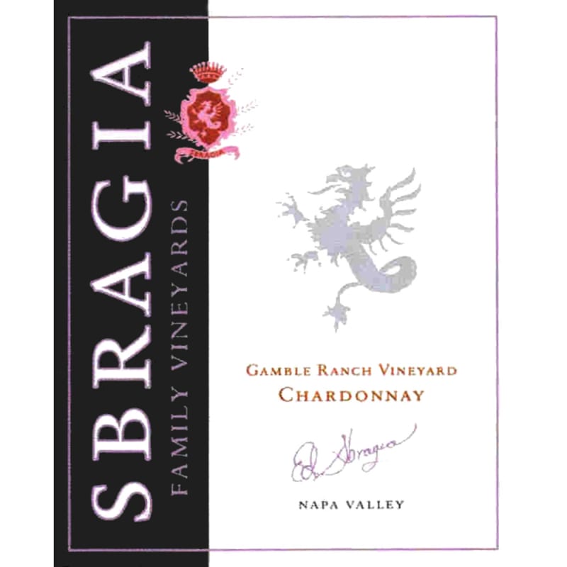 Sbragia Gamble Ranch Chardonnay 2006 Front Label