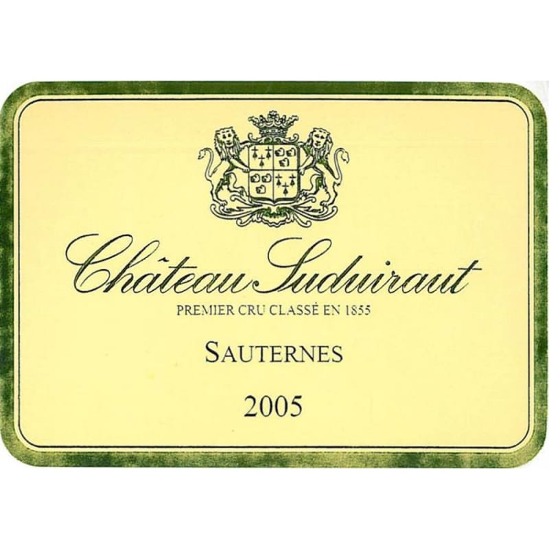 Chateau Suduiraut 2005 Front Label