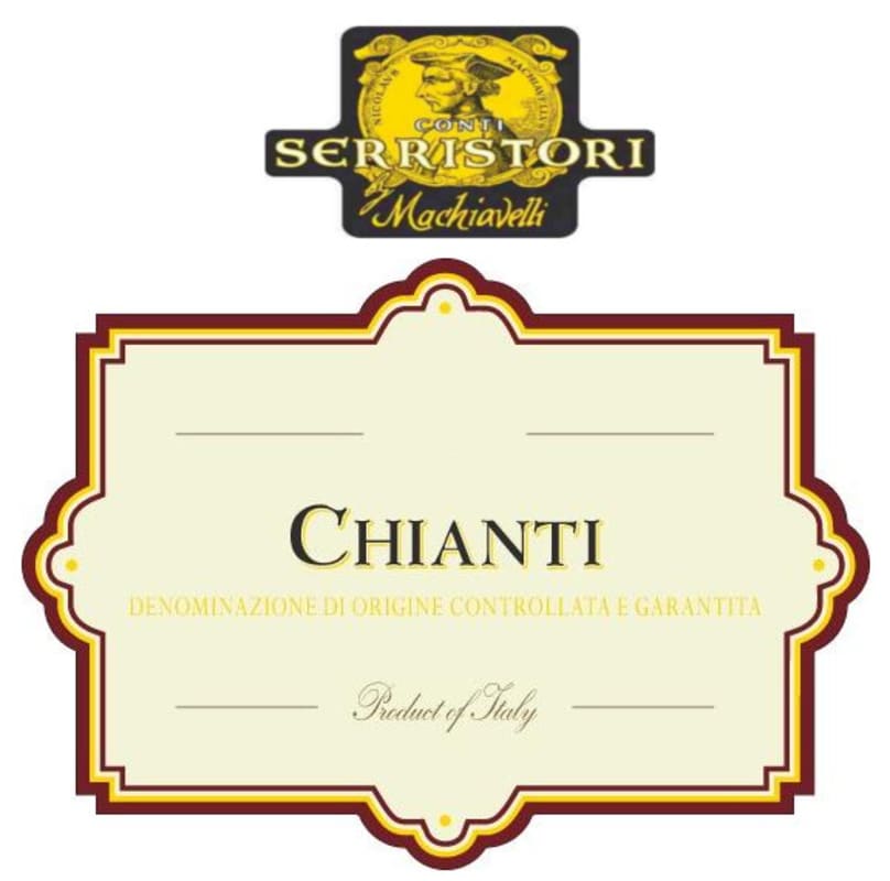 Conti Serristori Chianti 2015 Front Label