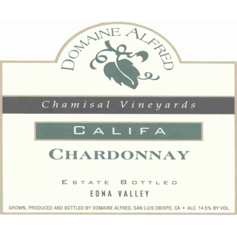 Domaine Alfred Califa Chardonnay 2006 Front Label