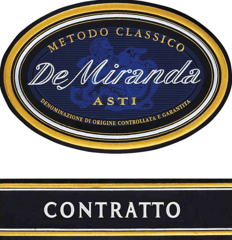 Contratto De Miranda Moscato d'Asti 2011 Front Label