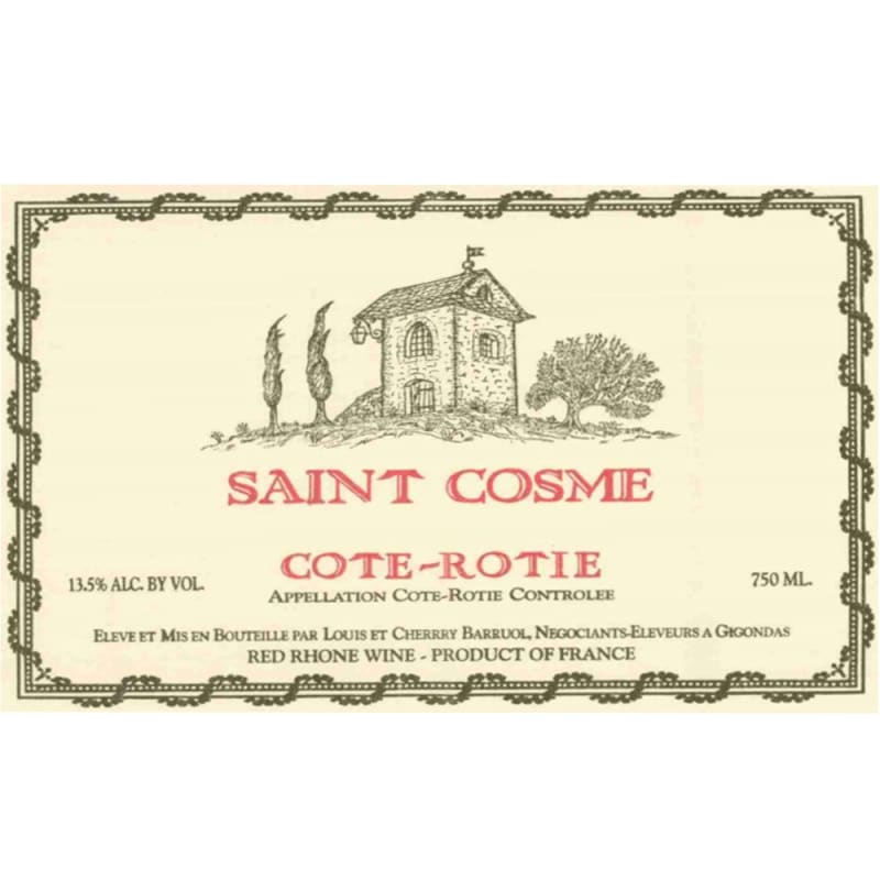 Chateau de Saint Cosme Cote-Rotie 2006 Front Label
