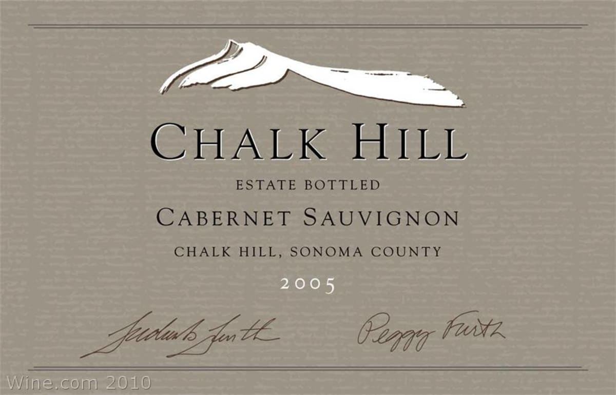 Chalk Hill Cabernet Sauvignon 2005 Front Label