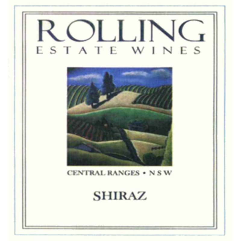 Rolling Shiraz 2006 Front Label
