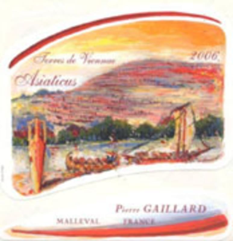 Pierre Gaillard Asiaticus Seyssuel Cuvee Unique 2006 Front Label