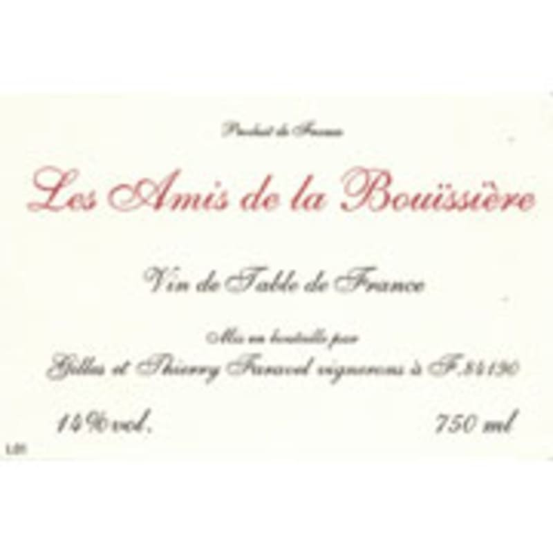 Domaine La Bouissiere Les Amis de la Bouissiere 2007 Front Label