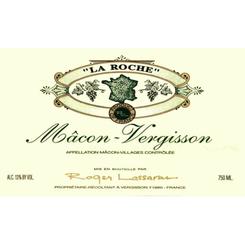 Roger Lassarat Macon-Vergisson La Roche 2006 Front Label