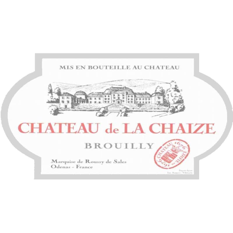 Chateau de la Chaize Brouilly 2006 Front Label