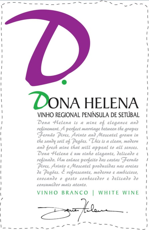 Pegoes Dona Helena Blanco 2012 Front Label