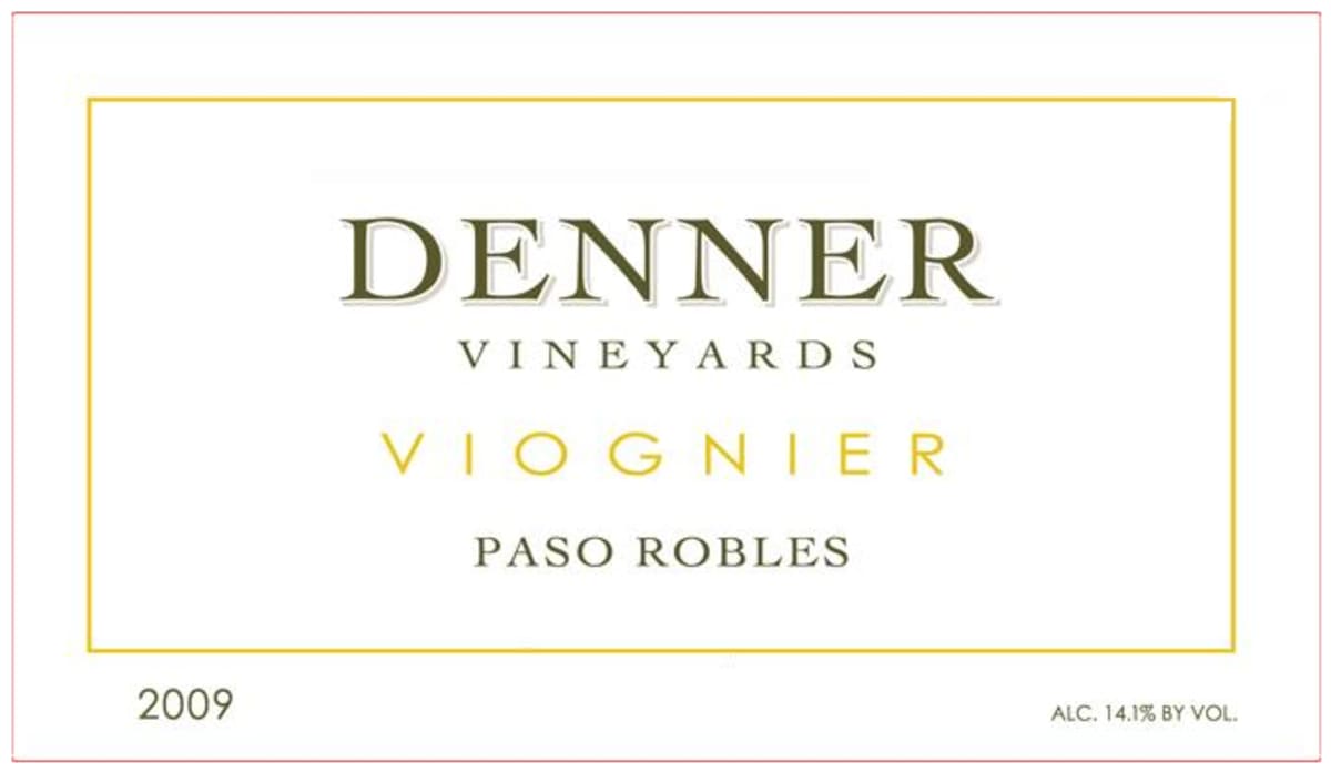 Denner Viognier 2009 Front Label