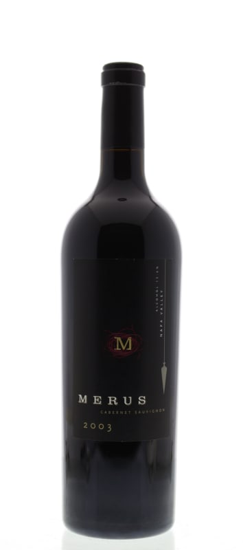 Merus Cabernet Sauvignon 2003 Front Bottle Shot