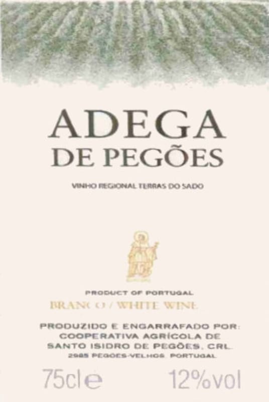 Pegoes Adega de Pegoes Branco 2014 Front Label