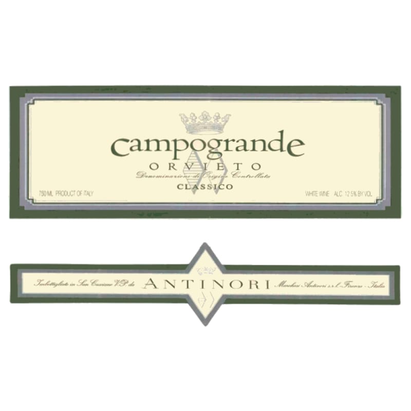 Marchesi Antinori Orvieto Classico Campogrande 2007 Front Label