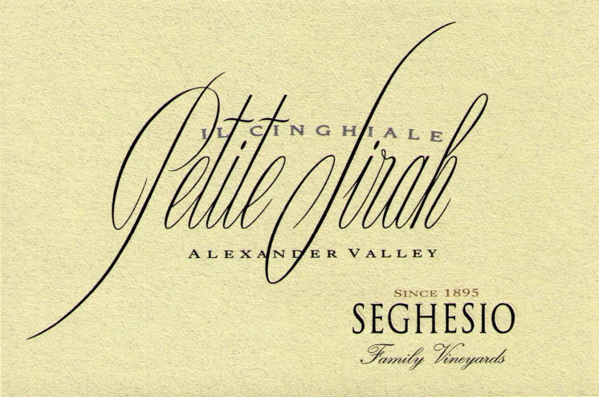 Seghesio Il Cinghiale Petite Sirah 2009 Front Label