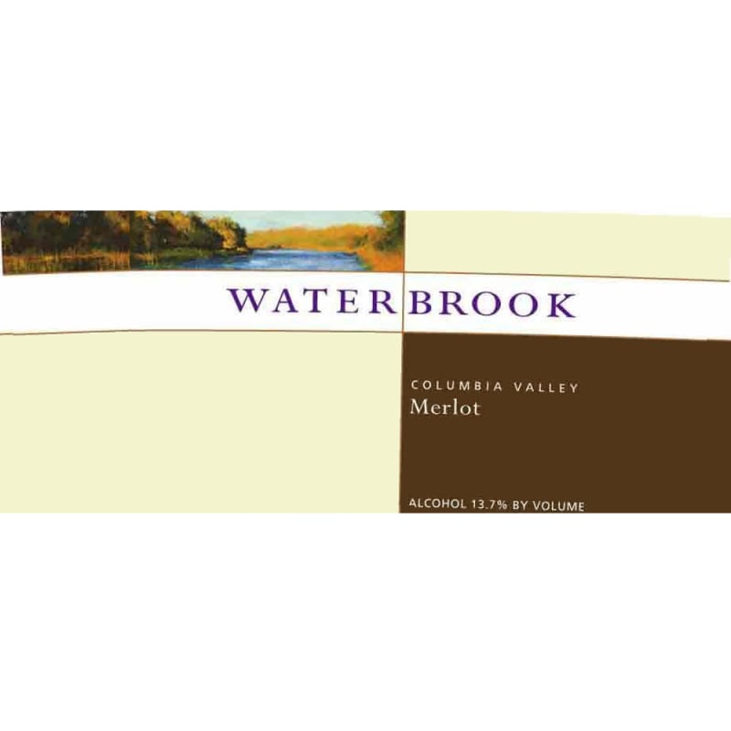 Waterbrook Merlot 2006 Front Label