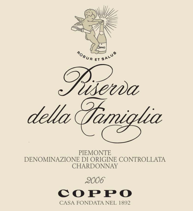 Coppo Piemonte della Famiglia Riserva Chardonnay 2006 Front Label
