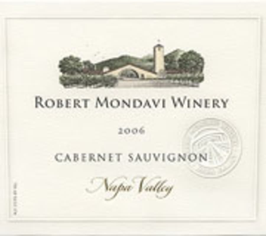 Robert Mondavi Napa Valley Cabernet Sauvignon 2006 Front Label